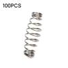 Barbed Swivels Spring Saltwater Fishing Accessories Twist Fishing Hook Metal Spring Pack of 100P
