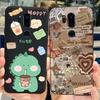 Para LG G7 thinQ Funda G710EM LM-G710 G710 Cubierta Pintada de Lujo Fundas de Teléfono de Silicona Suave Para LG G7 ThinQ Cubiertas Traseras 6.1'' Parachoques