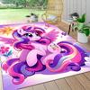 1 Stück Regenbogen Einhorn Fantasy Teppich Teppich Anpassbar Weich Waschbar Rutschfest Zuhause Wohnzimmer Sofamatten Personalisierter Teppich 0917117
