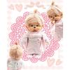 Kyugetsu Offizielles Original Kimono Monchhichi Mädchen Milch Tee Braun IPM-110-Z