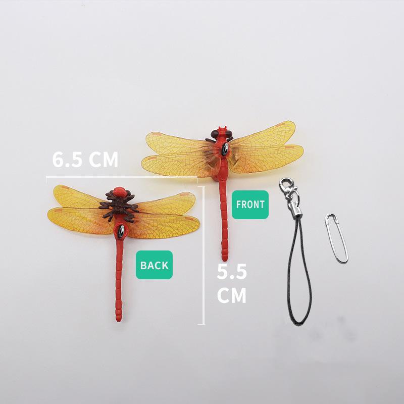 Simulation Dragonfly Mosquito Repellent Artifact Plastic Model Big Dragonfly Crafts Outdoor Hanging Ornaments Garden Decoration