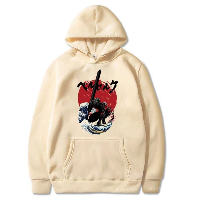 Berserk Autumn Winter Men's Hoodies Boys Harajuku Girls Hip Hop Pullover Fancy Music Gift Casual Loose Comfortable Sweatshirt