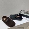Retro Shoes for Women in Autumn and Winter, Thick-soled and Fleece Cotton Shoes