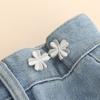 Pentagram Adjustable Waist Button for Pants Detachable Button Perfect Fit Jeans Buckle Waist Tightener Clothing Accessories
