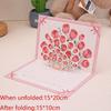 Pop Up 3D Bouquet Greeting Card Postcard Father's Valentine's March 8t Mother's Day Blessings National Day Creative Cards Gift