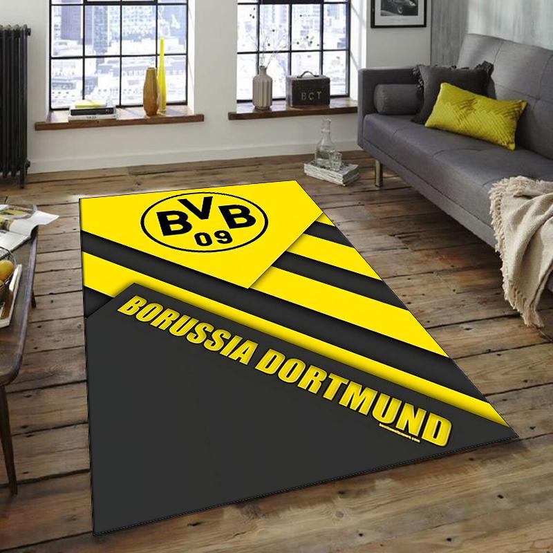 1pc Football Team Design Area Rug - Non-Slip, Soft & Cozy Floor Mat for Living Room, Bedroom, Office - Indoor/Outdoor Decorative Carpet