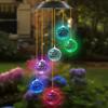 Decoration Mosaic Ball Wind Chime Lights IP65 Solar Decorative Lamp  for Decorating Your Home