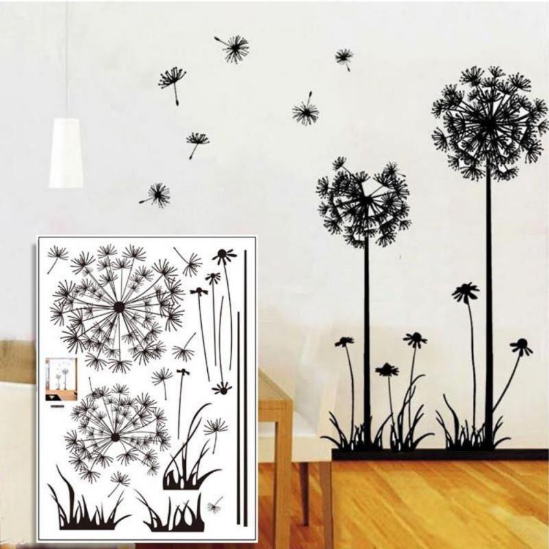 Home Room Waterproof Art DIY Dandelion Mural Wall Stickers