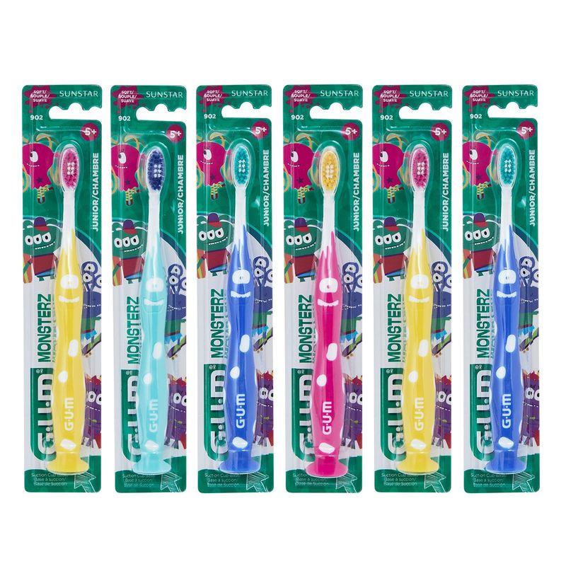 G.U.M Monsterz Kids Toothbrush 6ea