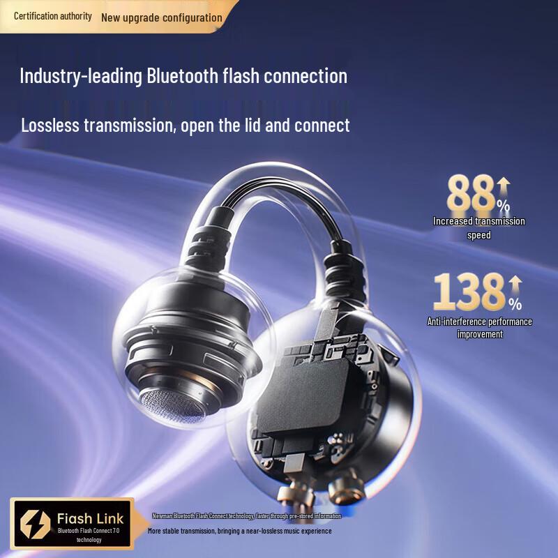 Newmine S6 Pro AI Translator Ear-Clip Wireless Earbuds