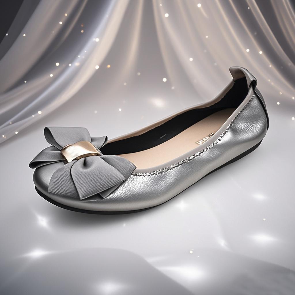 2026 Spring Summer Ballet Flats Women Single Shoes Flat Elegant Ladies Brand Shoes Soft Comfortable Plus Size 42