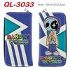 Space Dandy Anime Wallet PU Leather Long Zip Purse Full Color Waterproof Card Holder