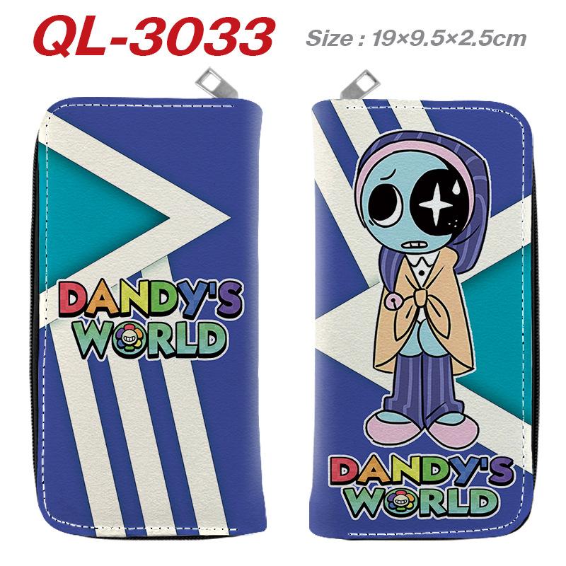 Space Dandy Anime Wallet PU Leather Long Zip Purse Full Color Waterproof Card Holder