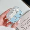 Waves Rabbit Silicone Earphone Case Cove for Apple Airpods 4 3 2 Pro 2 Pro 3 Funda With Charm Pro3 Headphone Cases
