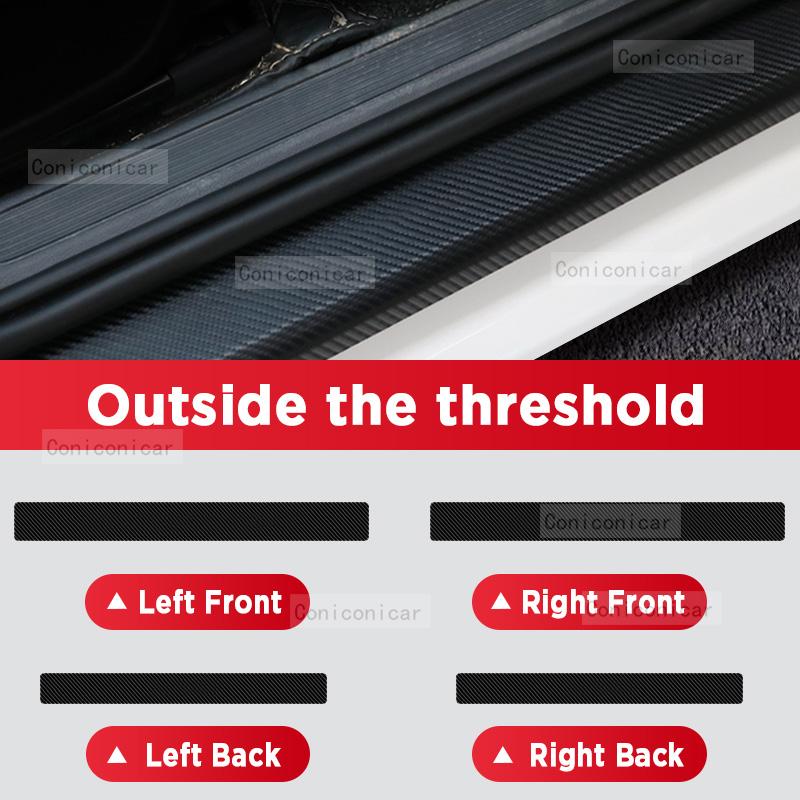 Car Carbon Fiber Door Sill Sticker For MG ONE 2025 Threshold Pedal Anti-scratch Interior Decoration Accessories