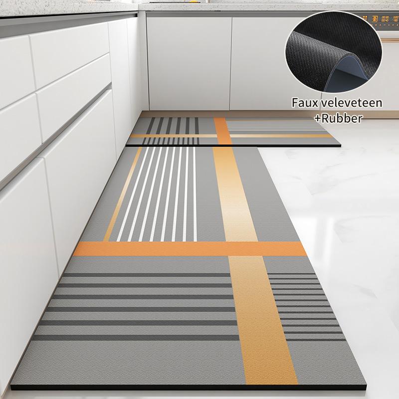 Decorative Kitchen Mat Bathroom Floor Mats Doormat Decoration Rubber Mat for Home Kitchen Floor Carpets Home Rug