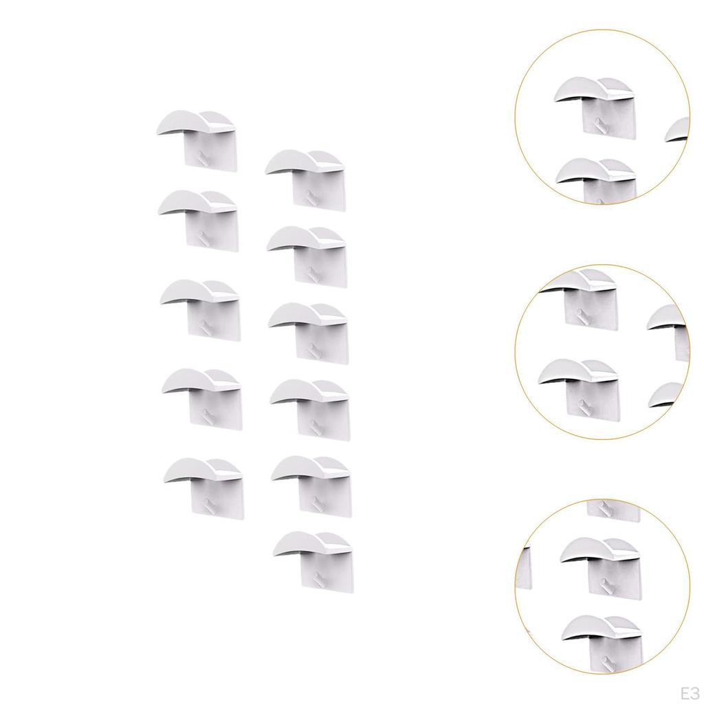 10 Pieces Hat Organizer Rack for Baseball Cap Hook Versatile Portable Wall Mounted Dorm