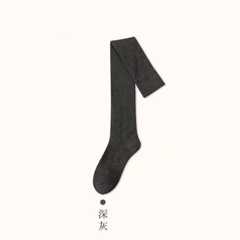 Knee Socks Women'S Autumn And Winter Japanese Jk High Tube Calf Stockings Thickened Terry Warm Long Socks Women'S Tide Wholesale