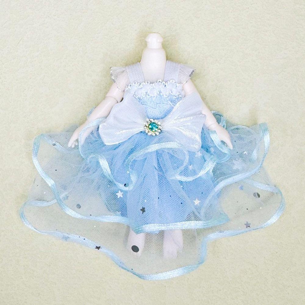 18 Styles High-end Dress Up Children DIY Girls T-shirt Pants Doll Skirt  16~17cm Doll/1/8 BJD Doll
