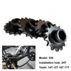 14T 15T 16T 17T 530 Chain Front Sprocket Cog 24 Spline Gear For GY6 125cc 150cc 200cc 250cc ATV Quad Go Kart UTV Dirt Bike Parts
