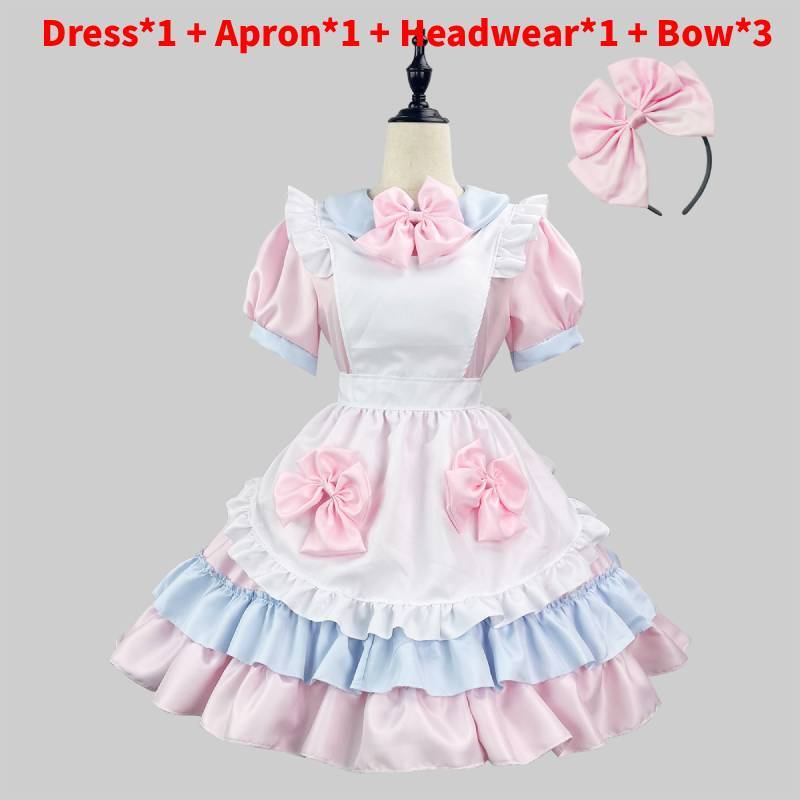 Japanese Lolita Cosplay Dress With Soft Fabric For Anime Costume Events