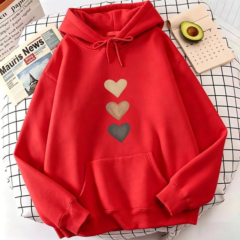 Casual Love Heart Print Hoodies Spring Autumn Winter Casual Hoodies Sweatshirts Men Women Graphic Hoodie Sweatshirt