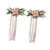 Chair Decor Wedding Aisle Decorations, Aisle Chair Back Floral Decors for Dining