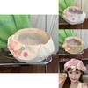Stylish Japanese Sweet Bowknot Button Cloud Beret Hat For Women In Summer Lightweight Versatile Design