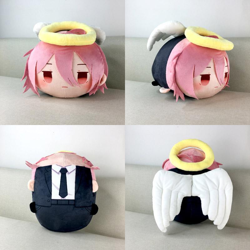 Chainsaw Man Product Makishima Shinji Power Angel Hayakawa Keychain Anime Peripheral Plush Doll Cushion Pillow Cute Pillow