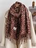 Luxury Women's Fashion Brand Leopard Print  Scarf - New Warm Autumn Winter Pashmina Shawl Bufanda Femme