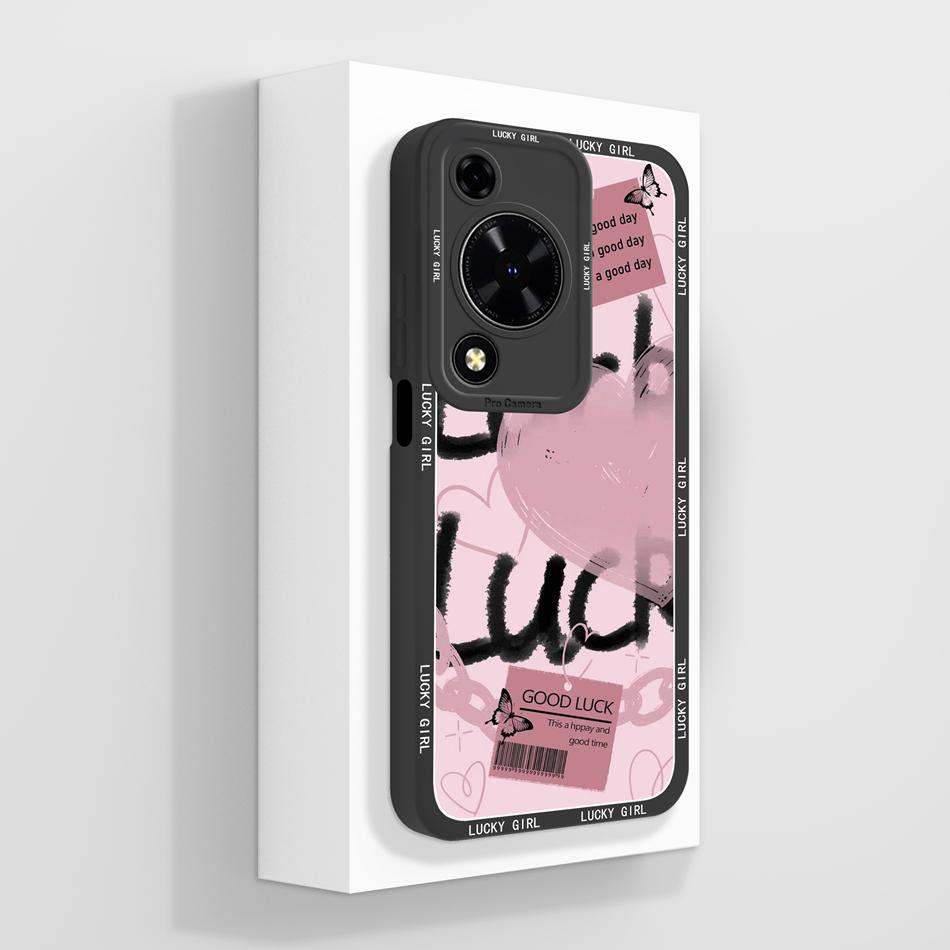 Case For Huawei Nova Y72 Cute Design Phone Cover Camera Protector Soft Liquid Silicone Funda Models MGA-LX3 Protective Bumper