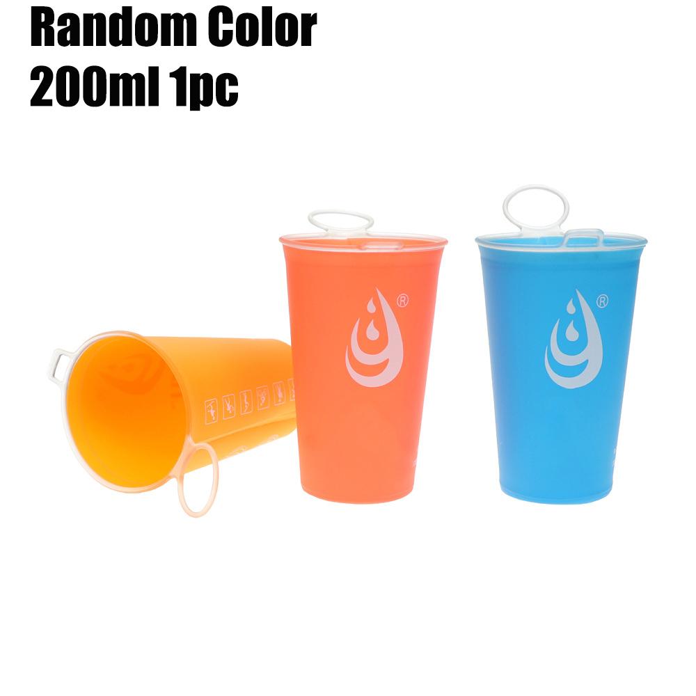 

200ml Sports Events Marathon Water Cup Random Color Outdoor Soft Water Bottle Sports Water Bottle BPA FREE Running