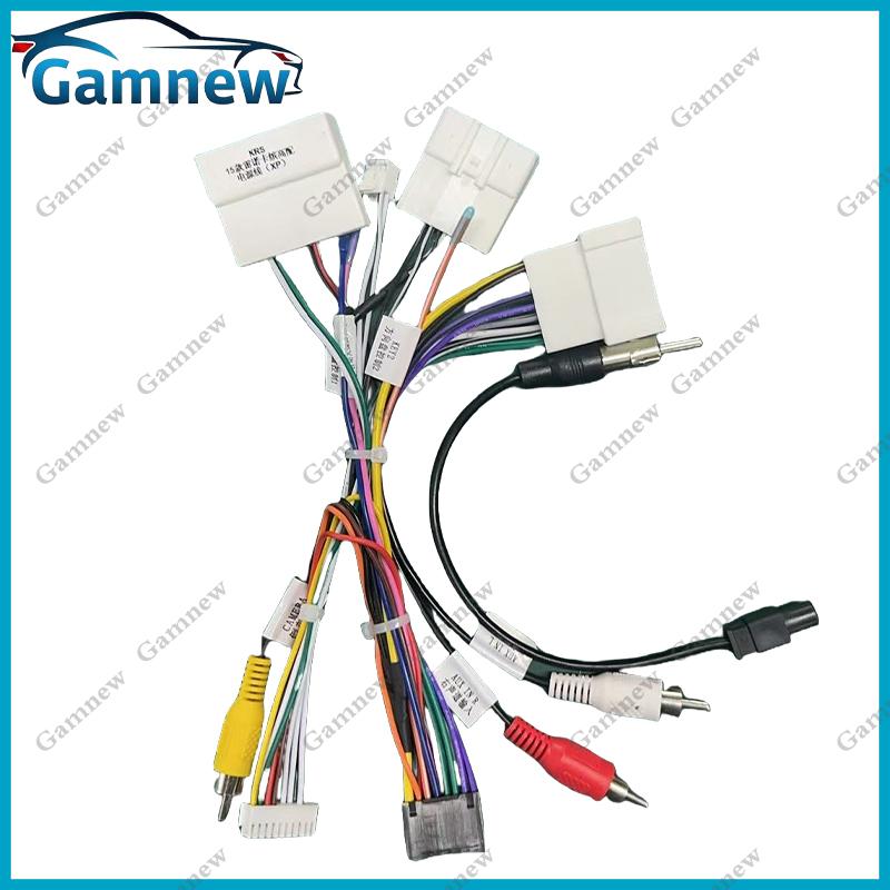 

Car Audio DVD Android 16PIN Power Cable Adapter With Canbus Box For Renault Captur High End 2015-2019 Power Wiring Harness Only Cable