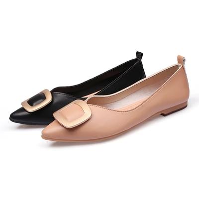 Mode Neue Exquisite Damen Schuhe Trendige Mode Lässige Flache Schuhe Flacher Ausschnitt Spitz Weiche Sohle Rutschfest Damen Einzelne Schuhe