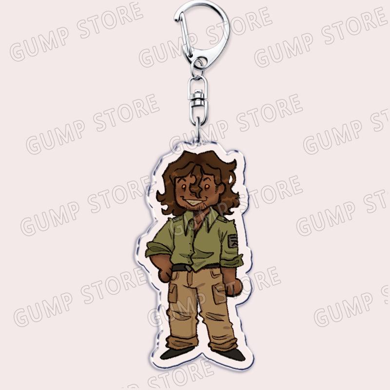 Game YKMET Boyfriend To Death Keychain for Accessories Cute Pet Strade Ren Lawrence Keyring Jewelry Friends Fans Gamers Gifts