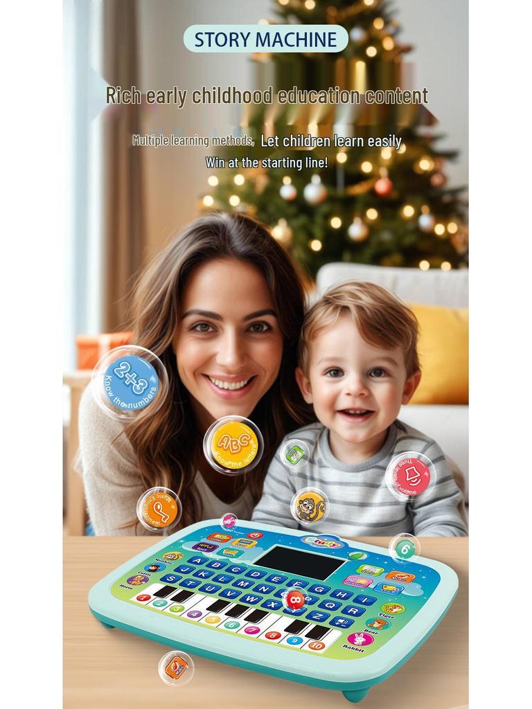 Cross-Border Multifunctional English Learning Machine for Children - Large Educational Toy for Early Education and Reading Skills.