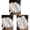 Summer Blouse With Ruffled Lace Trim Vneck Long Sleeve For Women