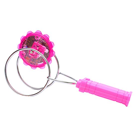 1 Set Magnetic Gyro Luminescent High-speed Smooth Magnetic Spinning Entertainment Stainless Fiery Centrifugal Spinning Gyro Kids Gifts