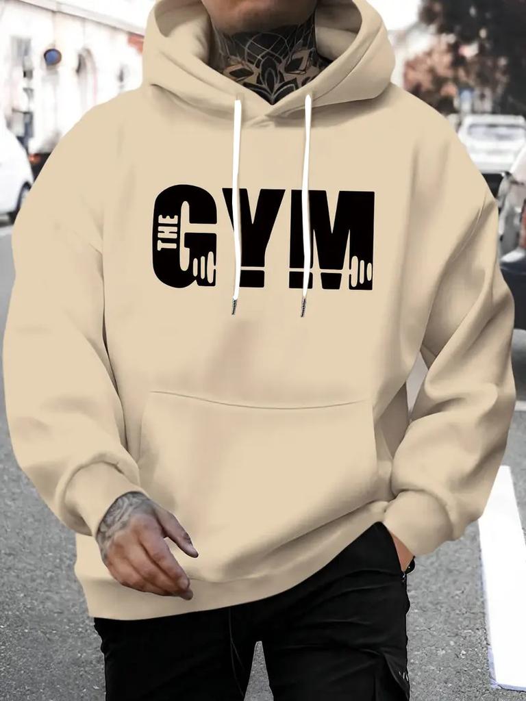 Men's Autumn and Winter Fashionable Casual Loose New York City Graphic Printed Long Sleeved Round Neck Sweatshirt