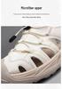 Men's Plus Size Cross-Strap Breathable Closed-Toe Sandals for Summer 2025 - Casual Outdoor Beach Shoes