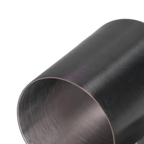 Stainless steel toothpick holder with lid for convenient toothpick storage, perfect for home, cafe, or restaurant use (black)