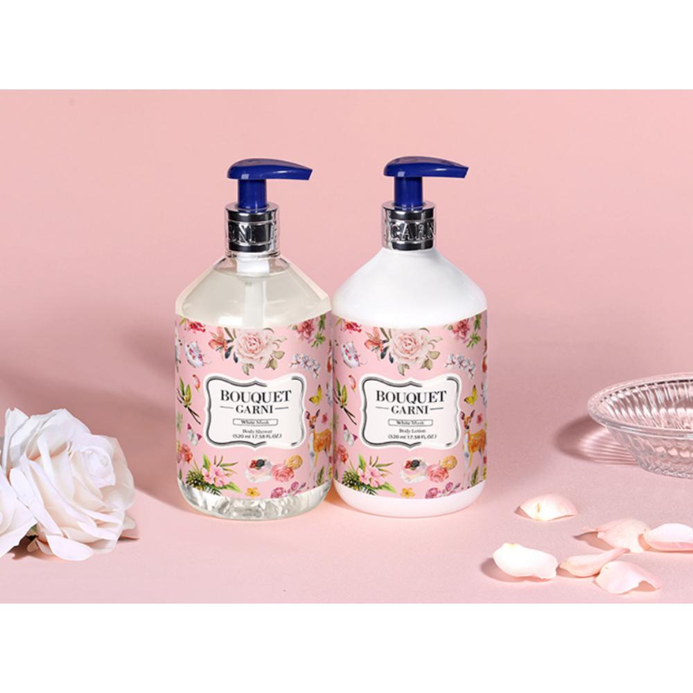 Bouquet Garni Body Lotion White Musk, 520ml, 2 Units