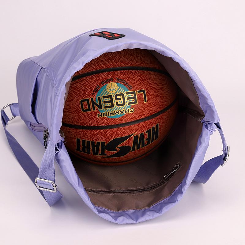 Lightweight Waterproof Women's Drawstring Backpack: Foldable Storage & Sports Travel Bag