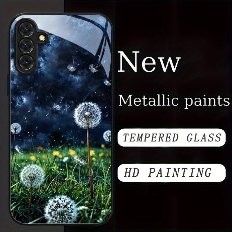 Fashion glass phone case suitable for Samsung Galaxy S26 S25 S24 S23 S22 S21 S20 FE/Ultra/Plus5G anti drop back cover