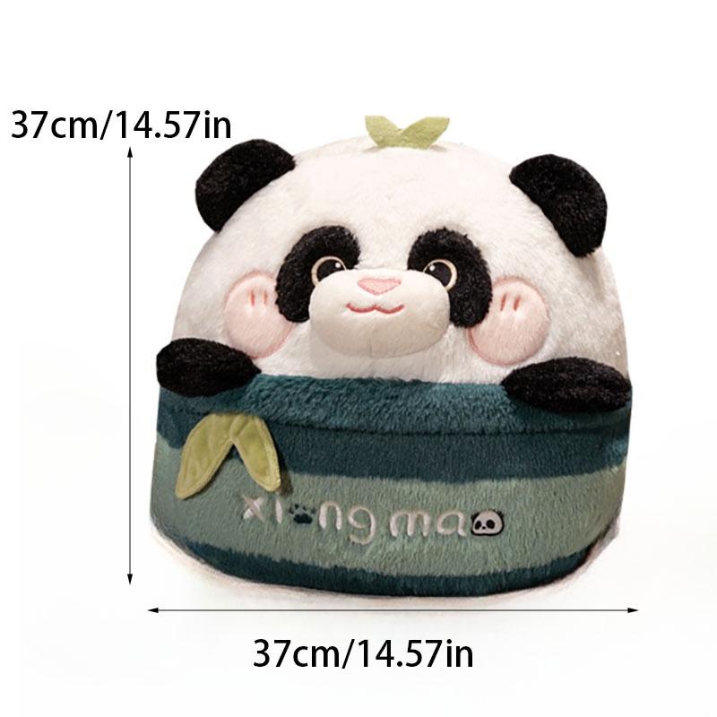 Panda Plush Pillow And Blanket Set Convenient And Stylish Home And Office Decor