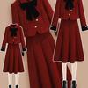Women's Festive Slim-Fit Coco-Style Suit Skirt Set - Spring/Autumn 2026