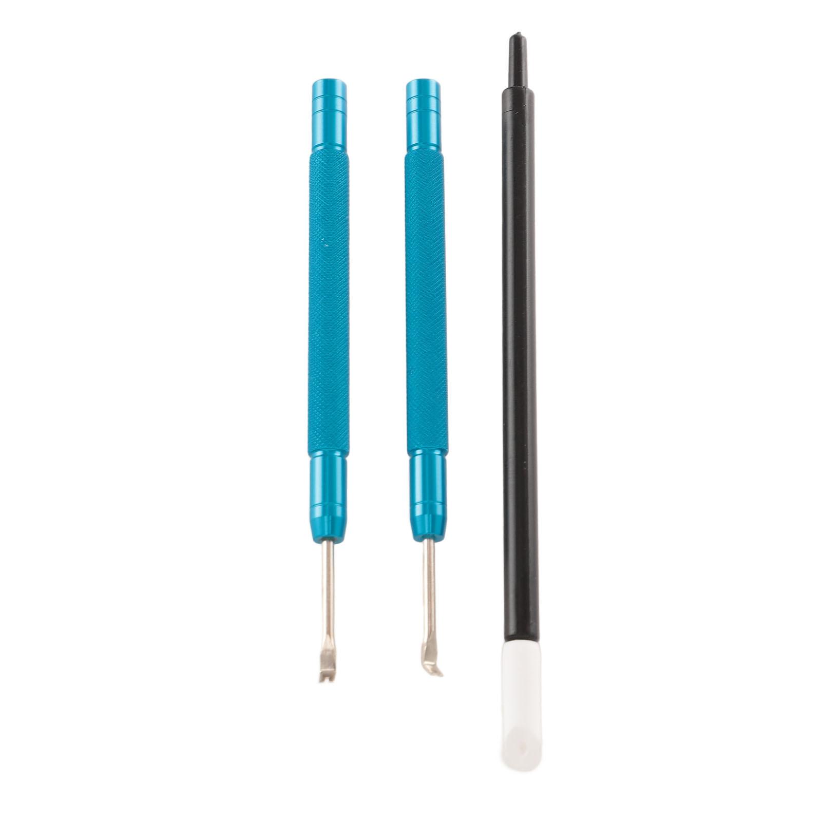 Watch Hand Removal Kit Second Minute Hour Hands Puller Levers Alloy Steel Repair Tools with Pad and Cleaning Pen