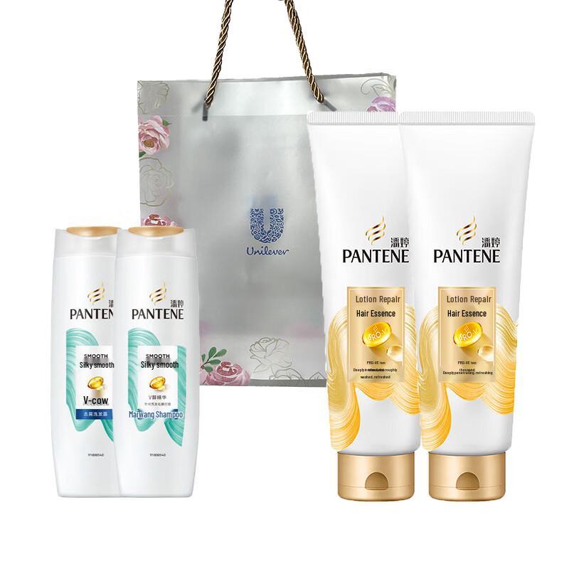 

Pantene Silk Smooth Anti-Dandruff Shampoo & PRO-V Essence Duo Pack