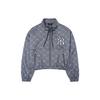 MLB Monogram New York Yankees Jacquard Windbreaker Jacket Women Jackets Blue 3FWJM0221-50NYL