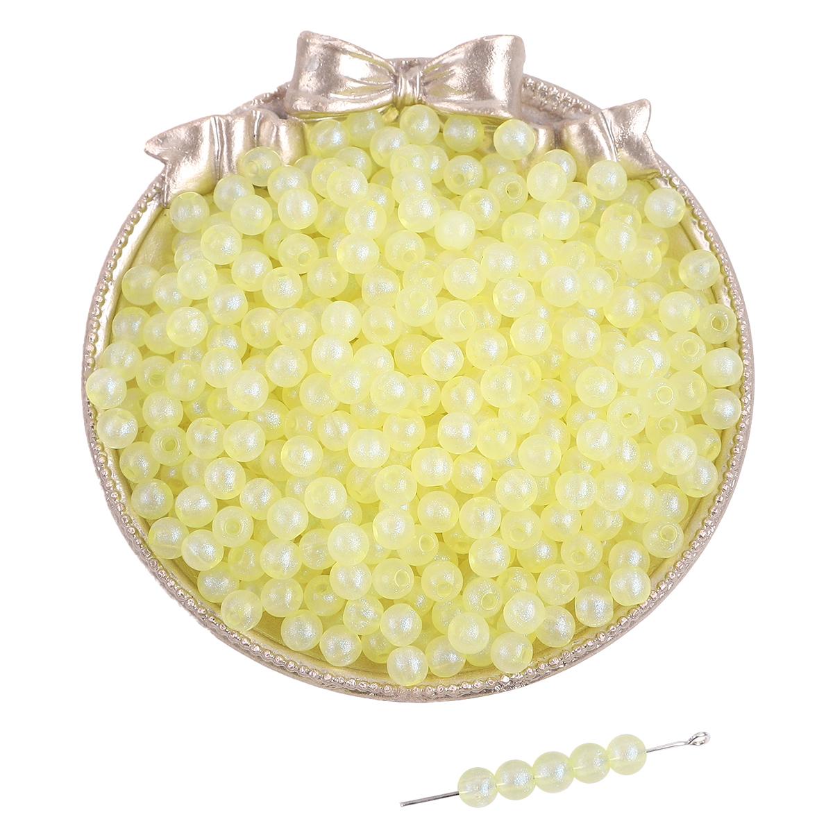 

Акриловые круглые бусины цвета русалки 6 мм/8 мм для изготовления ювелирных изделий своими руками 6mm 190pcs жёлтый